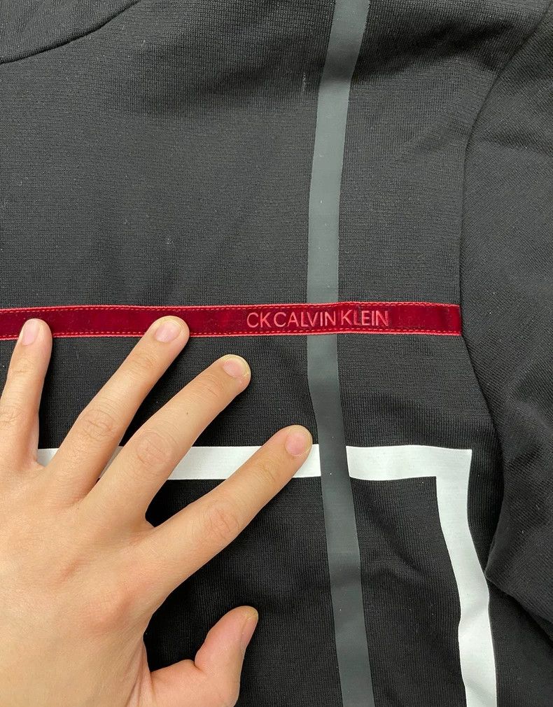 Calvin Klein 205W39NYC CK Hooded Sweatshirt with Geometric Design Size US L / EU 52-54 / 3 - 2 Thumbnail