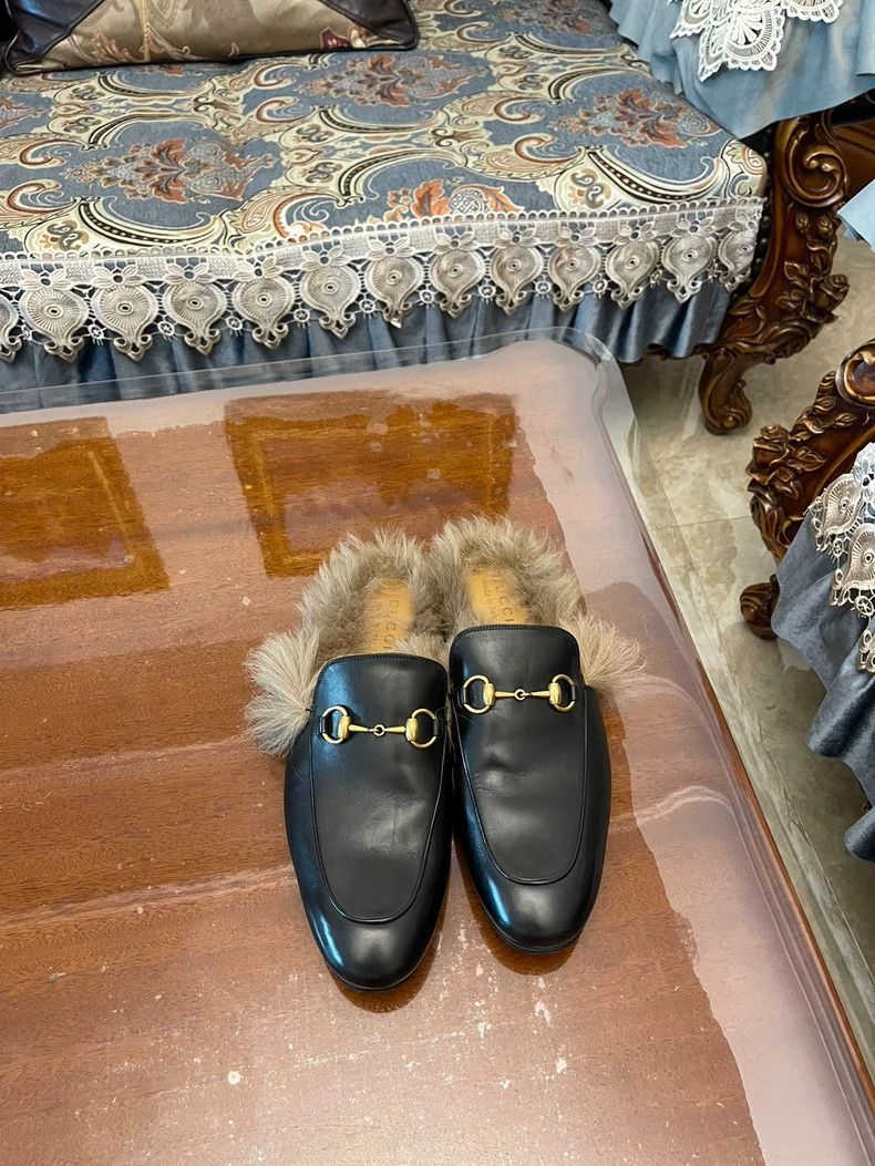 Gucci Gucci Men's Classic Leather Shoes Size 8 Size US 8 / EU 41 - 2 Thumbnail