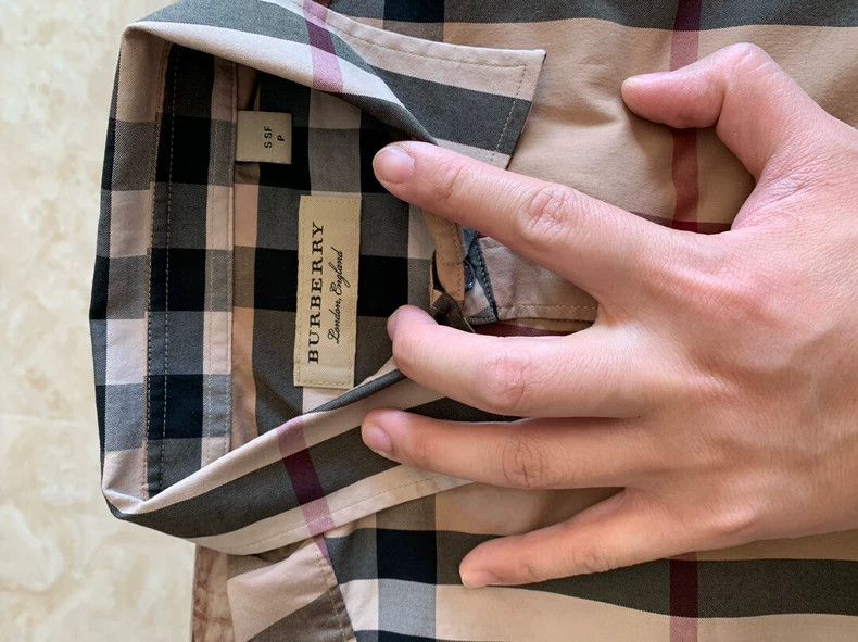 Burberry Burberry Classic Long Sleeve Men Shirt Size US M / EU 48-50 / 2 - 2 Thumbnail