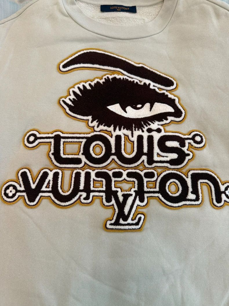 Louis Vuitton Louis Vuitton Sweatshirt with Eye Design Size US M / EU 48-50 / 2 - 2 Thumbnail