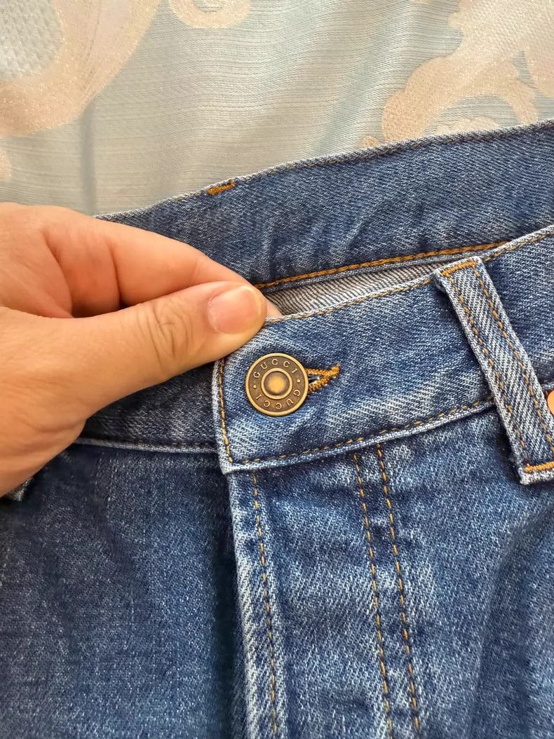 Gucci Gucci Classic Denim Jeans with Raw Hem Size US 36 / EU 52 - 3 Thumbnail