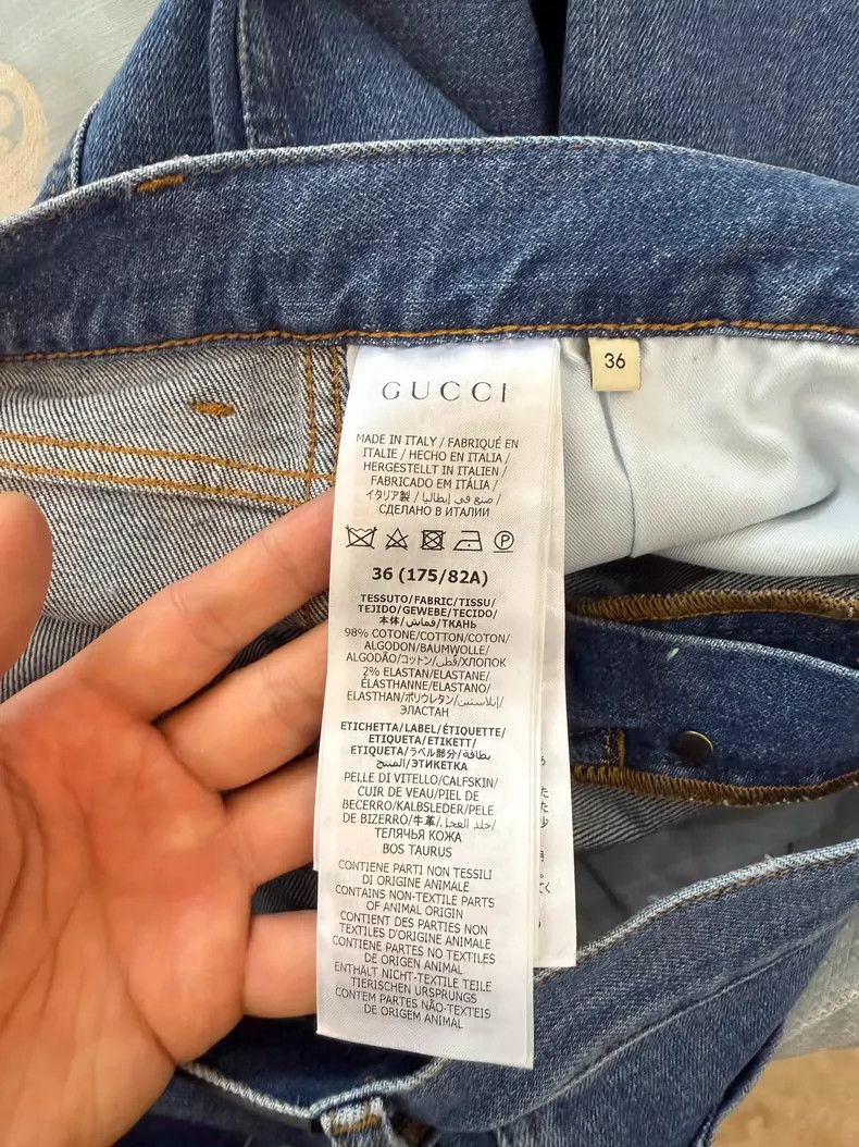 Gucci Gucci Classic Denim Jeans with Raw Hem Size US 36 / EU 52 - 5 Thumbnail