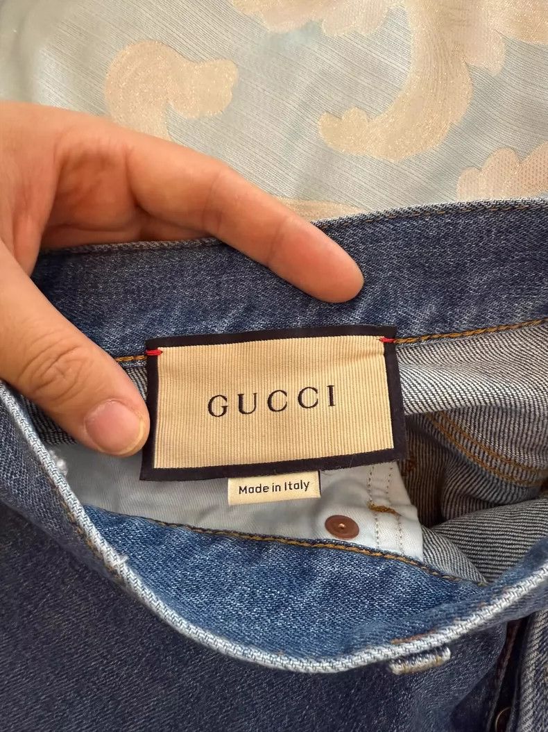 Gucci Gucci Classic Denim Jeans with Raw Hem Size US 36 / EU 52 - 4 Thumbnail