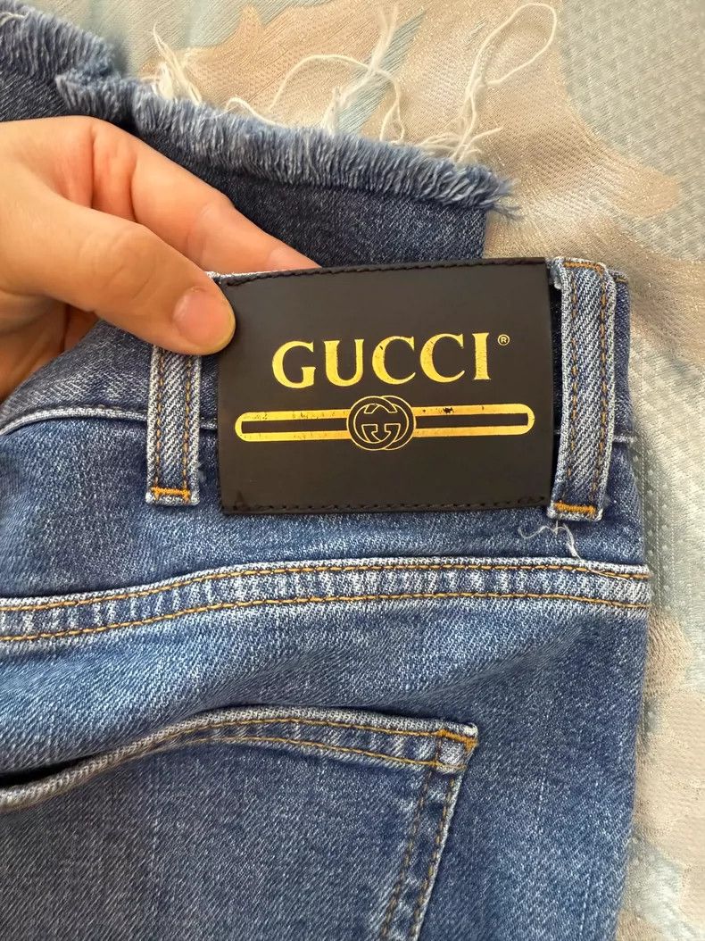 Gucci Gucci Classic Denim Jeans with Raw Hem Size US 36 / EU 52 - 8 Thumbnail
