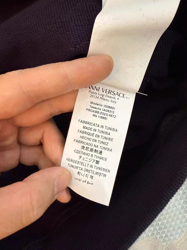 Versace Versace Hooded Sweatshirt with Logo Embroidery Size US S / EU 44-46 / 1 - 8 Thumbnail