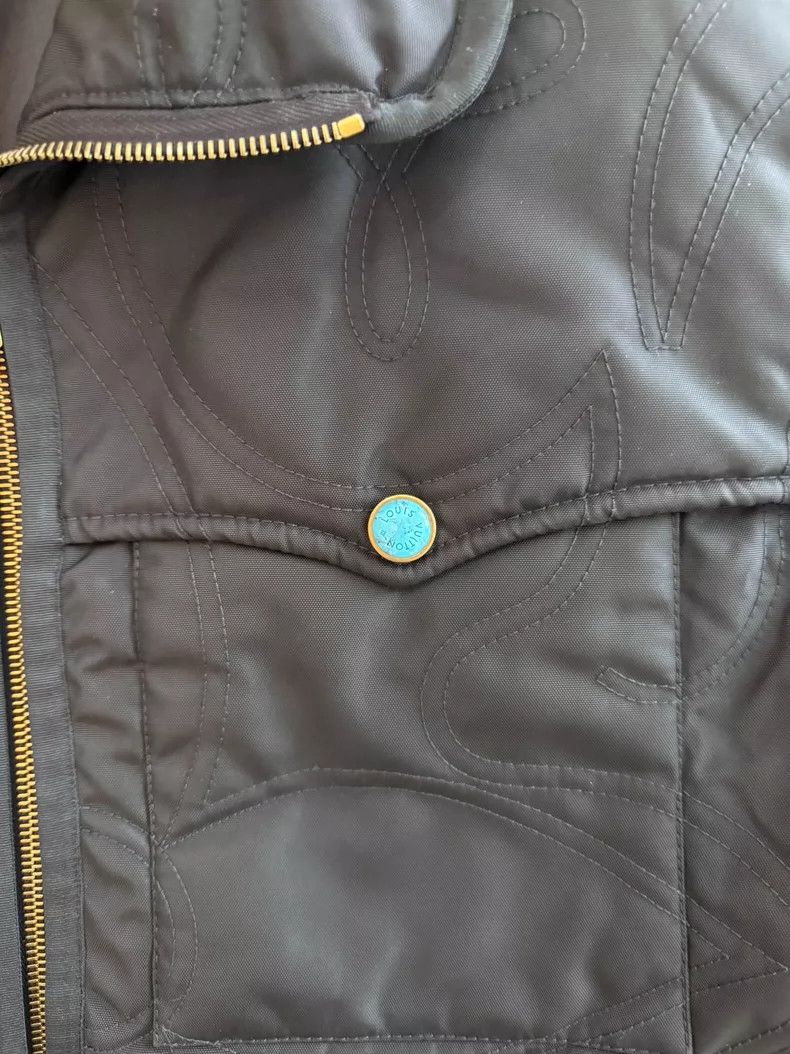 Louis Vuitton Givenchy Quilted Jacket with Embroidery Size US L / EU 52-54 / 3 - 5 Thumbnail