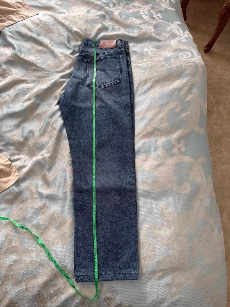 Valentino Valentino Men's Denim Pants with Color Block Design Size US 33 - 8 Thumbnail