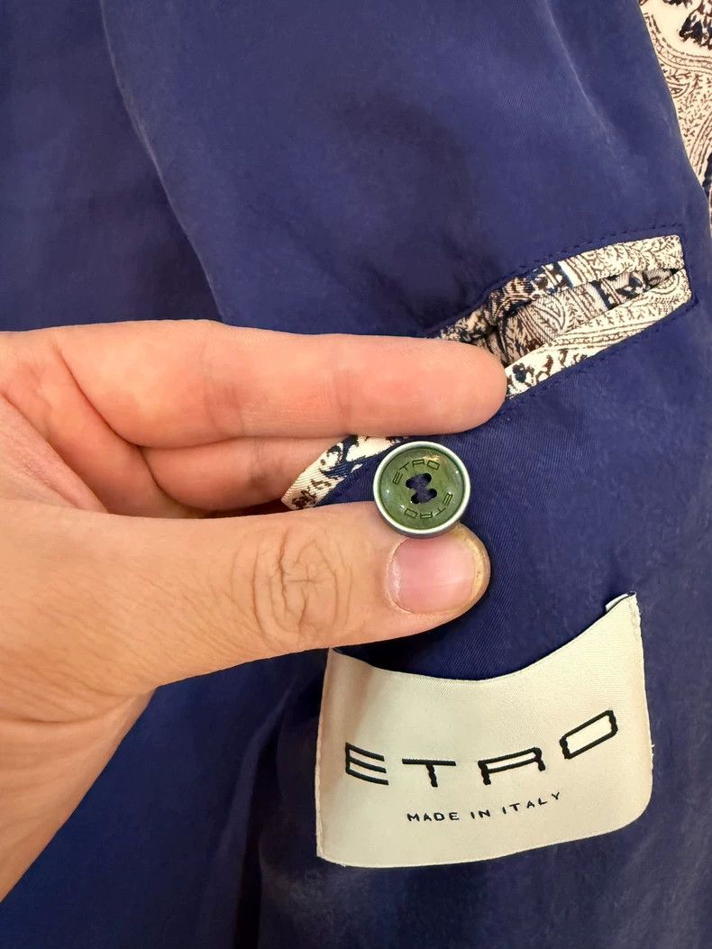 Etro ETRO Bomber Jacket with Paisley Design Size US M / EU 48-50 / 2 - 5 Thumbnail