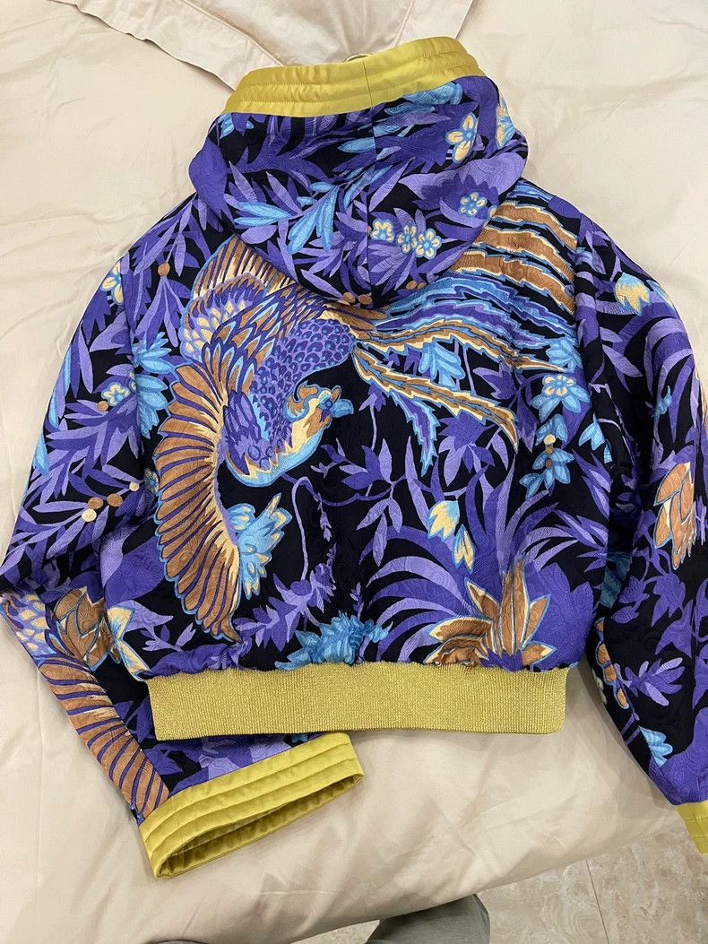 Saint Laurent Paris Saint Laurent Paris Embroidered Jacket with Hood Size US L / EU 52-54 / 3 - 3 Thumbnail