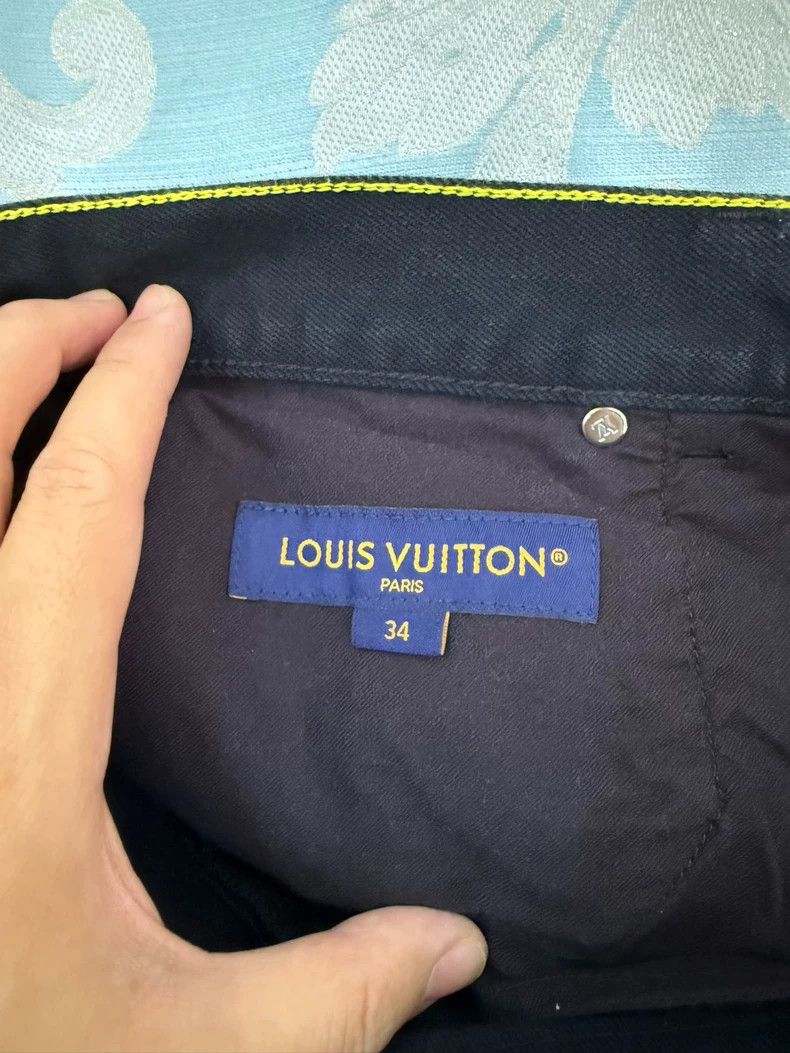Louis Vuitton Louis Vuitton Black Denim Pants for Men Size US 34 / EU 50 - 6 Thumbnail