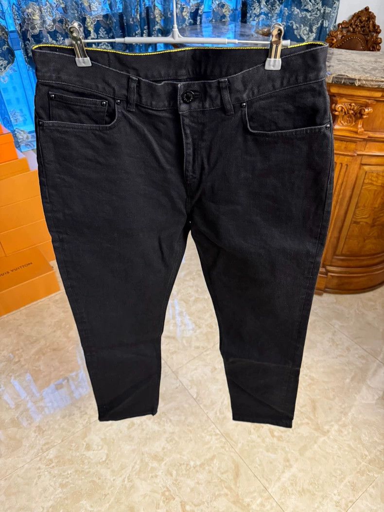Louis Vuitton Louis Vuitton Black Denim Pants for Men Size US 34 / EU 50 - 2 Thumbnail