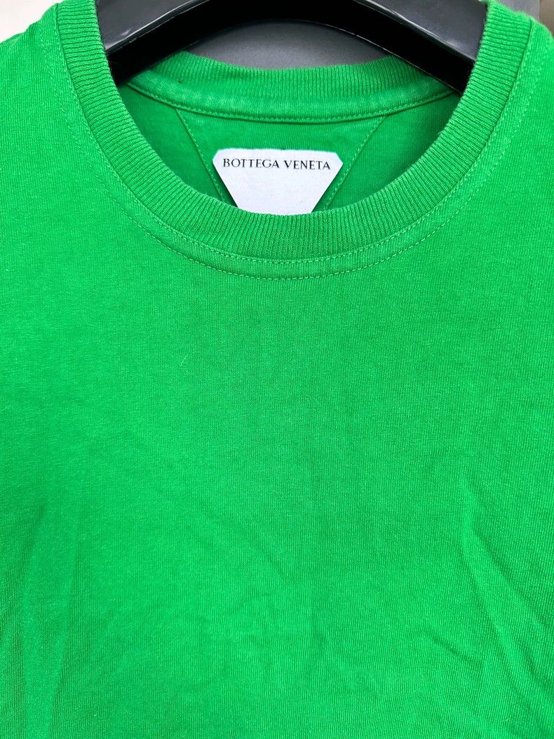Bottega Veneta Bottega Veneta Classic Green Short Sleeve Tee Size US M / EU 48-50 / 2 - 2 Thumbnail