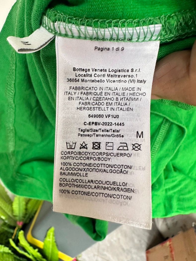 Bottega Veneta Bottega Veneta Classic Green Short Sleeve Tee Size US M / EU 48-50 / 2 - 6 Thumbnail