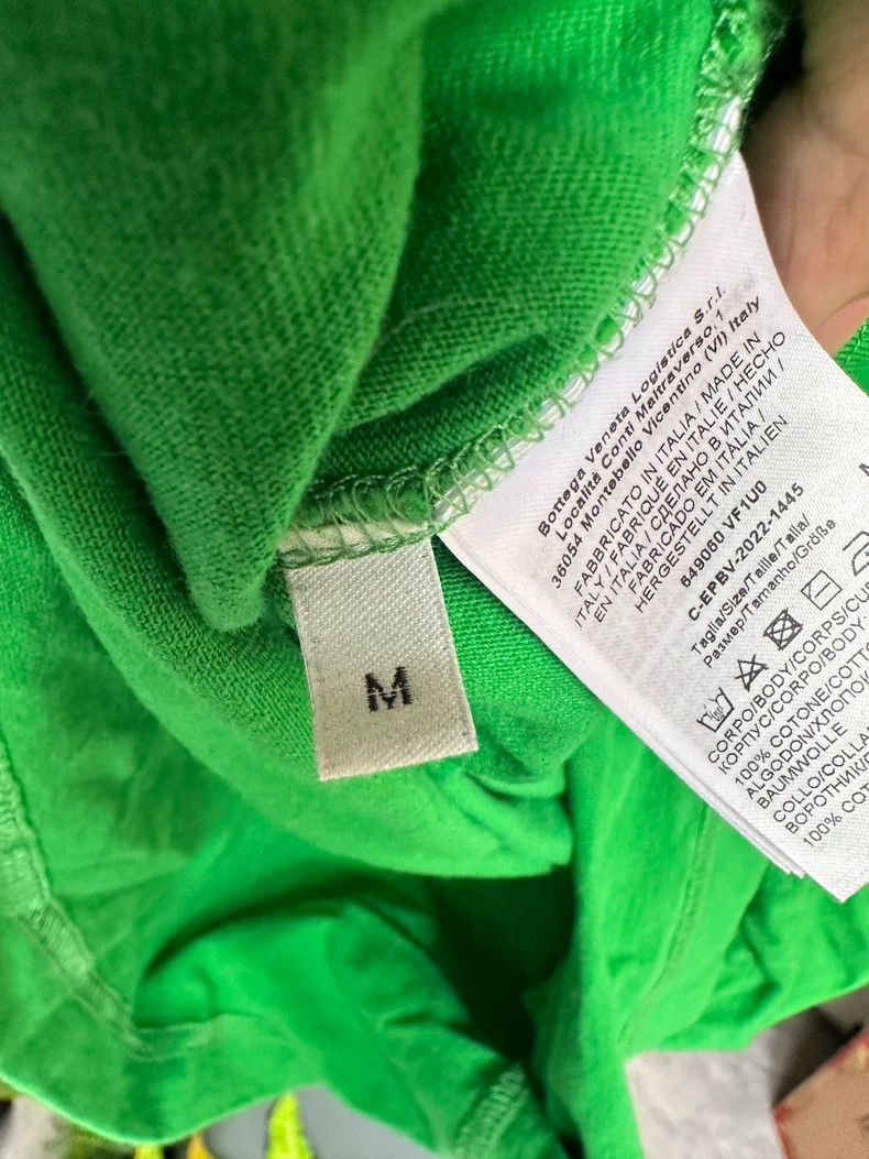 Bottega Veneta Bottega Veneta Classic Green Short Sleeve Tee Size US M / EU 48-50 / 2 - 5 Thumbnail
