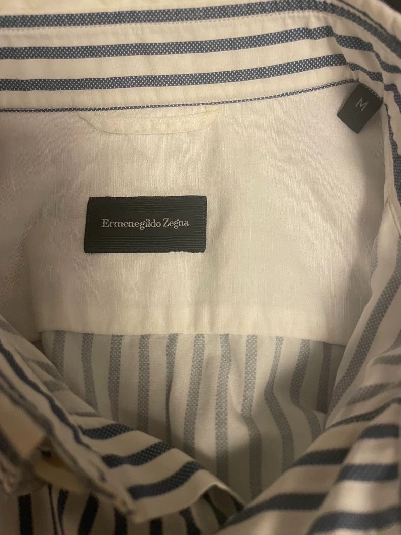 Ermenegildo Zegna Ermenegildo Zegna Men's Short Sleeve Shirt Size US M / EU 48-50 / 2 - 3 Thumbnail