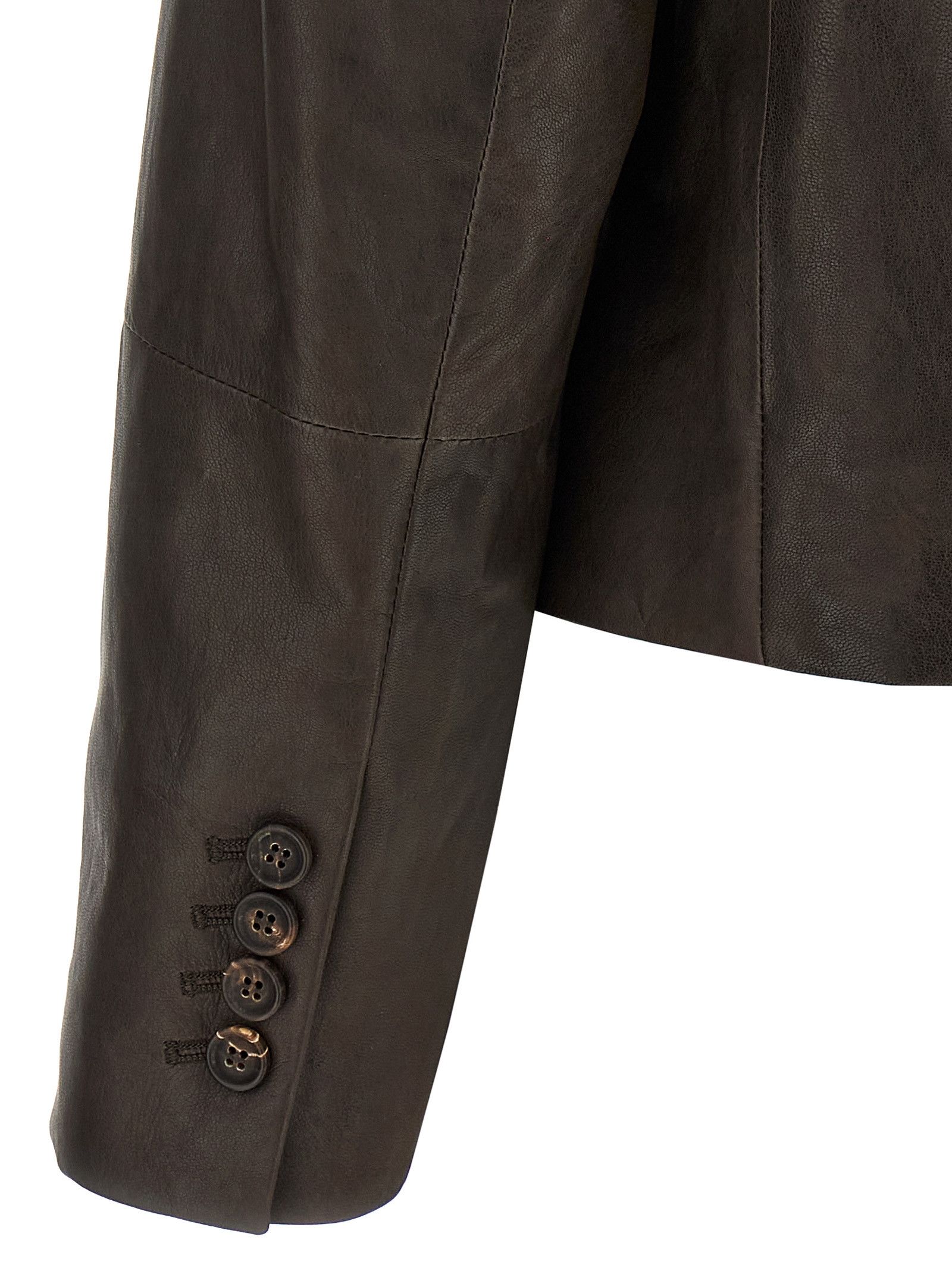 Brunello Cucinelli Blazer Nappa Monile Size S / US 4 / IT 40 - 4 Thumbnail