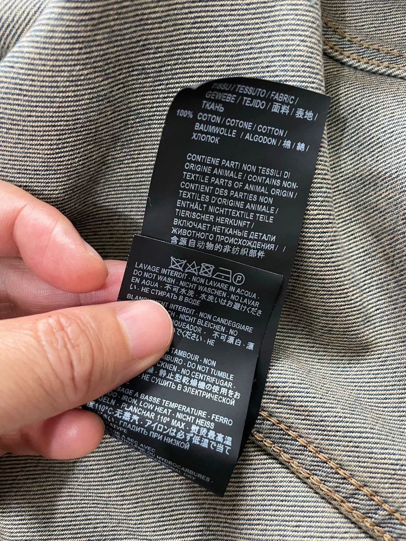 Yves Saint Laurent YSL Distressed Denim Jacket for Men and Women Size US XL / EU 56 / 4 - 9 Thumbnail