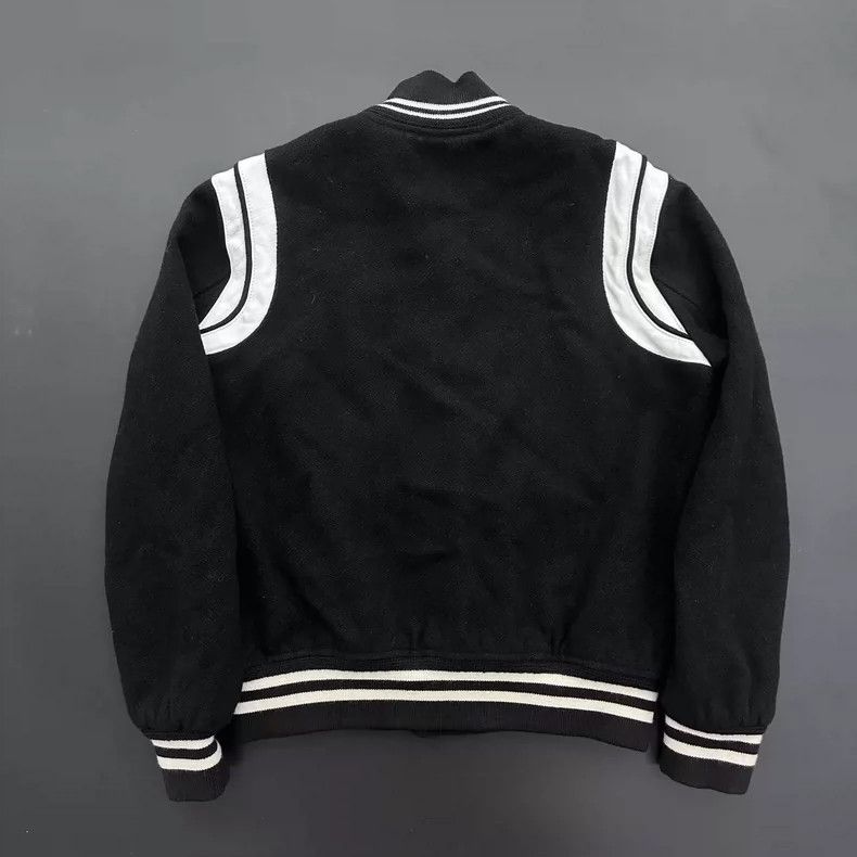 Yves Saint Laurent YSL Black Baseball Jacket Size 48 Size US L / EU 52-54 / 3 - 2 Thumbnail