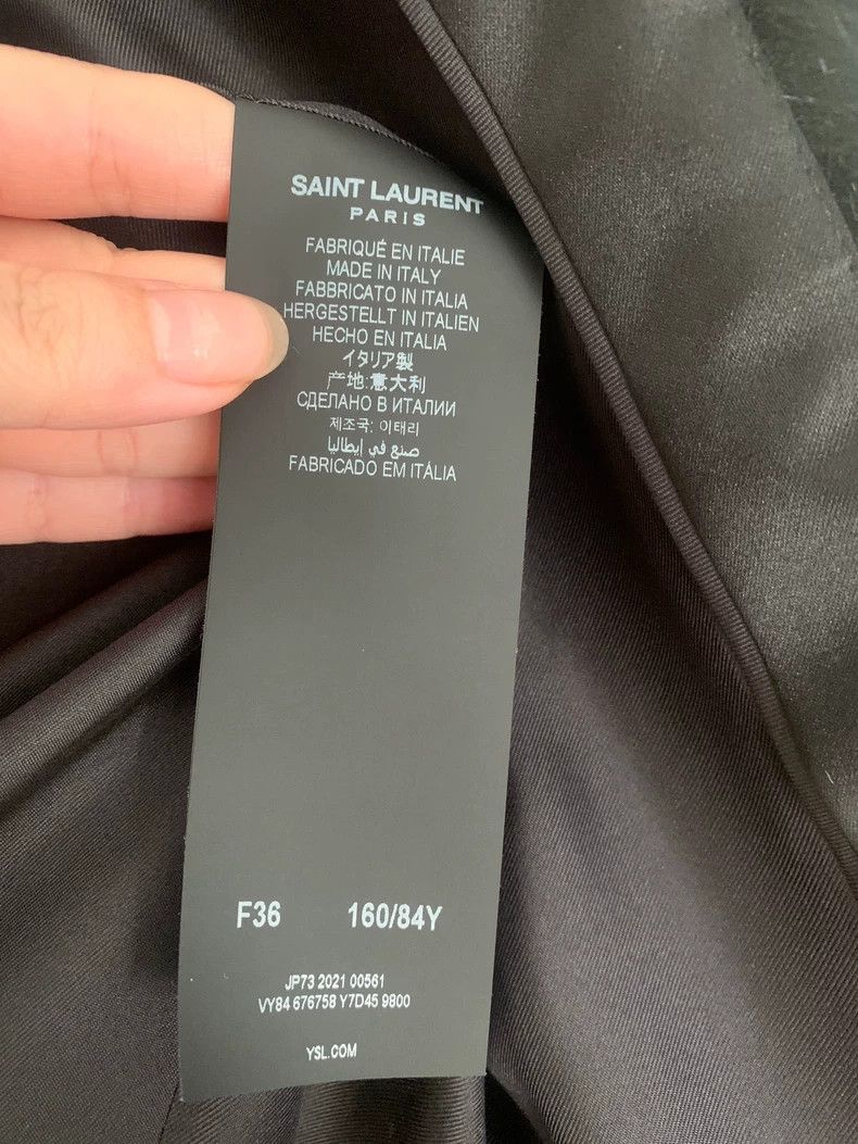 Yves Saint Laurent YSL Silk Fur Autumn Winter Short Jacket Size US S / EU 44-46 / 1 - 7 Thumbnail