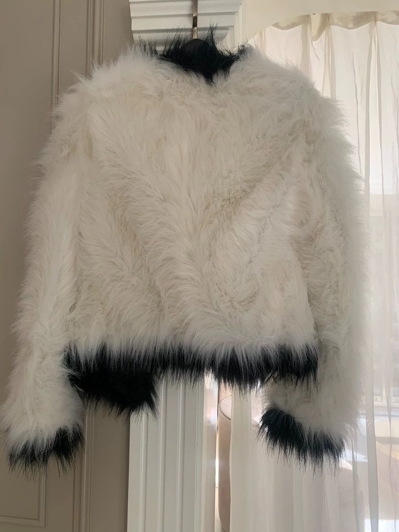 Yves Saint Laurent YSL Silk Fur Autumn Winter Short Jacket Size US S / EU 44-46 / 1 - 5 Thumbnail