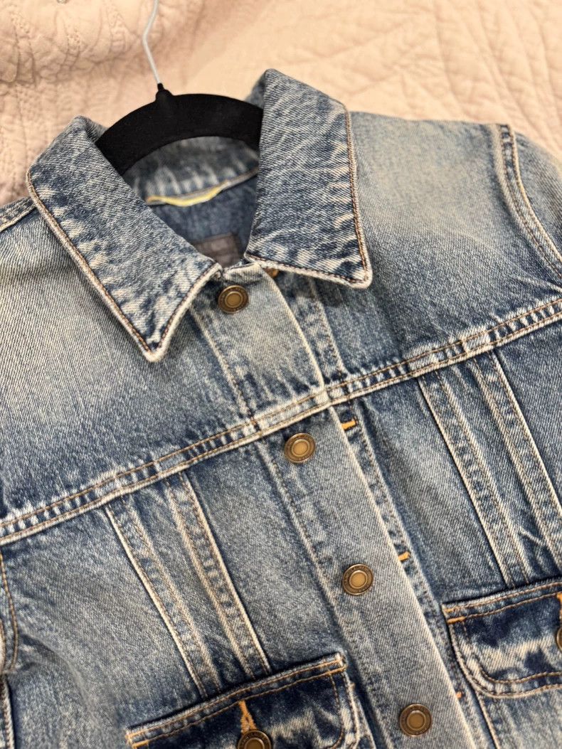 Yves Saint Laurent YSL Women's Denim Jacket Size S Size US S / EU 44-46 / 1 - 3 Thumbnail