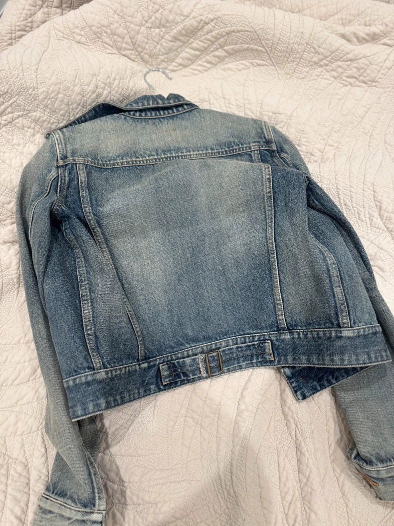 Yves Saint Laurent YSL Women's Denim Jacket Size S Size US S / EU 44-46 / 1 - 7 Thumbnail