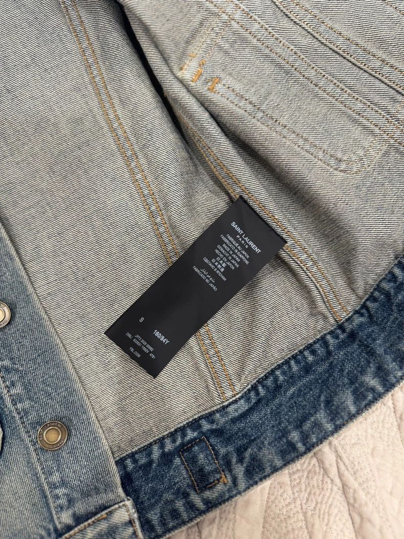 Yves Saint Laurent YSL Women's Denim Jacket Size S Size US S / EU 44-46 / 1 - 5 Thumbnail