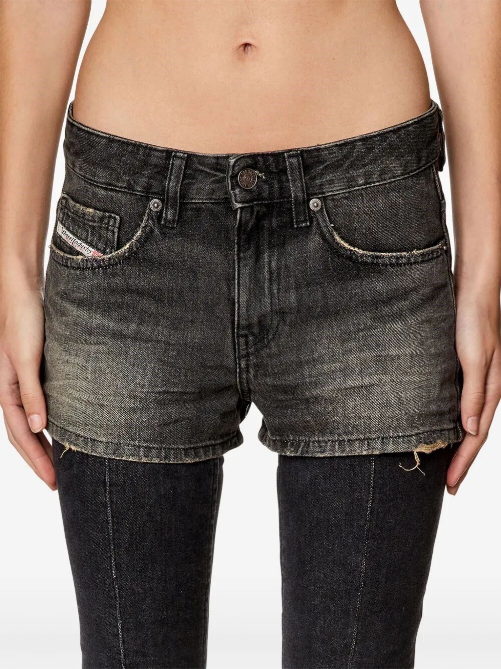 Diesel `De-Yuba` 5-Pocket Denim Shorts Size 26" / US 2 / IT 38 - 4 Thumbnail