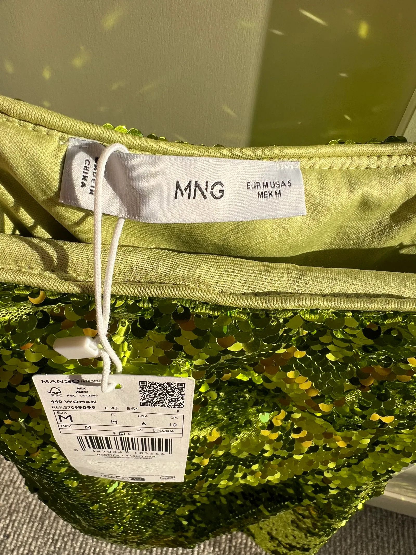 Mango MNG enaxlad miniklänning Dress Size M / US 6-8 / IT 42-44 - 2 Thumbnail
