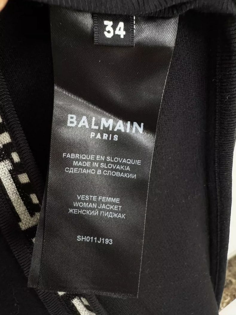 Balmain Balmain Classic Black White Check Blazer Size US M / EU 48-50 / 2 - 3 Thumbnail
