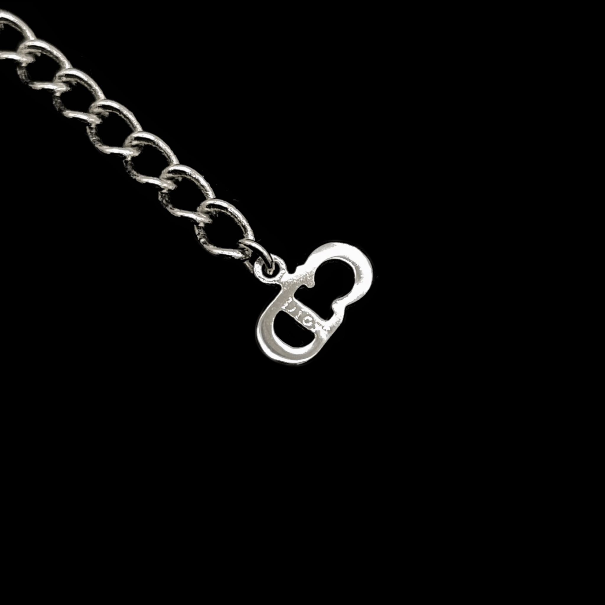 Dior Christian Dior Logos Necklace Silver Size ONE SIZE - 11 Thumbnail
