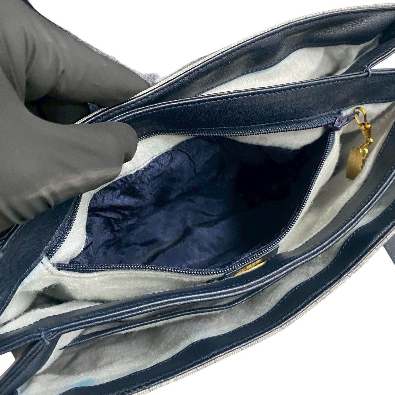 Gucci Gucci Handbag Blue Leather Size ONE SIZE - 9 Thumbnail