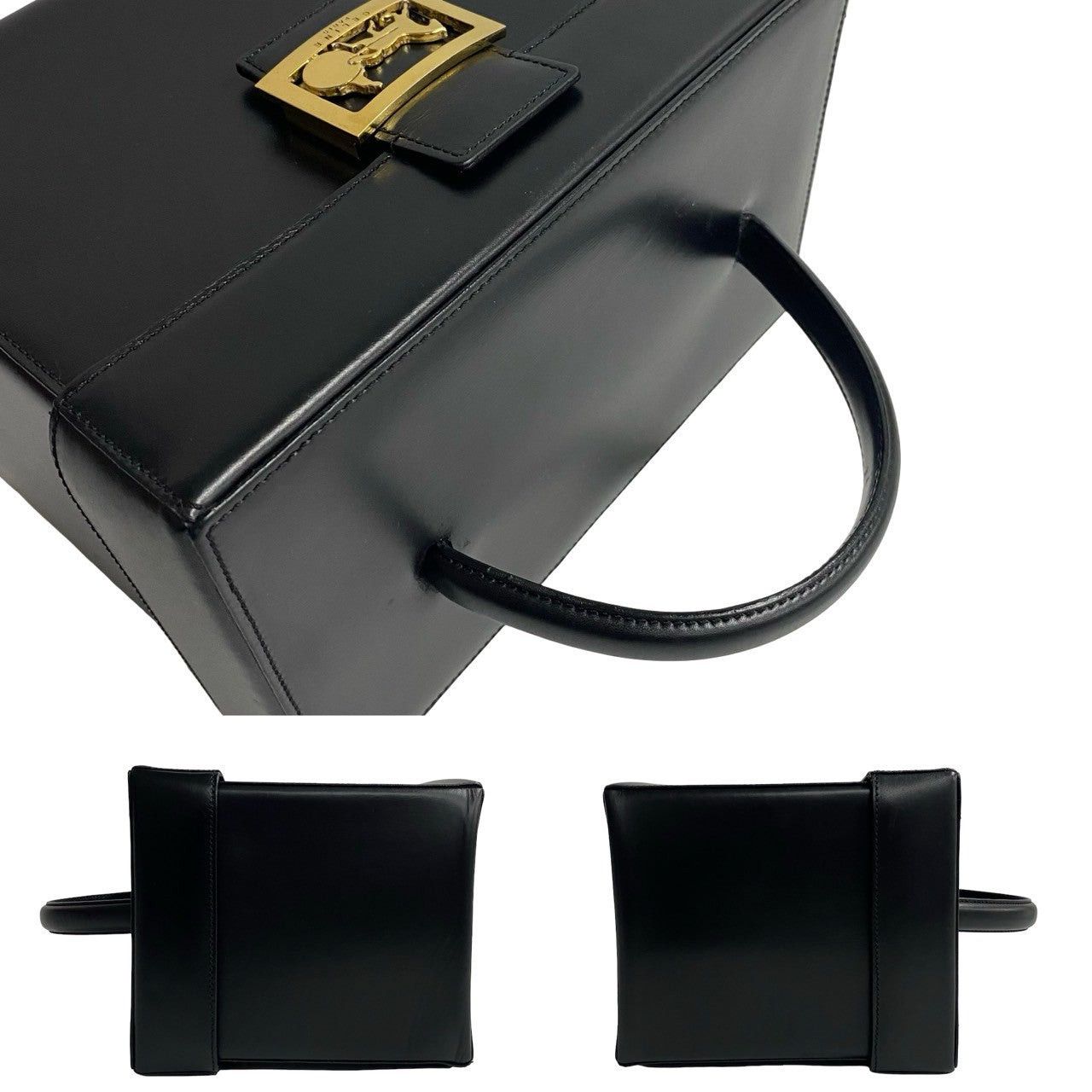 Celine Celine Handbag Black Leather Size ONE SIZE - 5 Thumbnail