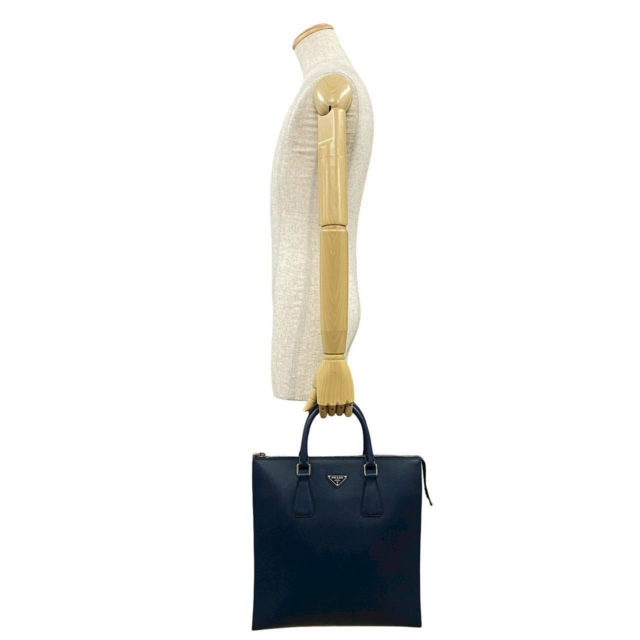 Prada Prada Handbag Blue Leather Size ONE SIZE - 2 Thumbnail