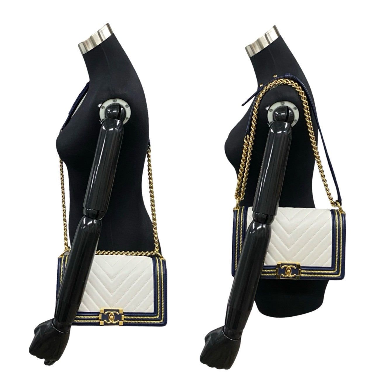 Chanel Chanel Shoulder Bag White Leather Size ONE SIZE - 2 Thumbnail