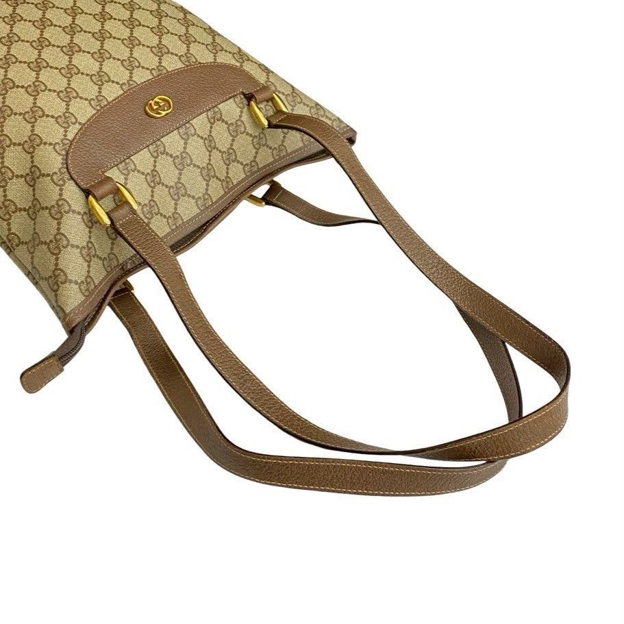 Gucci Gucci Tote Bag Brown Leather Size ONE SIZE - 4 Thumbnail