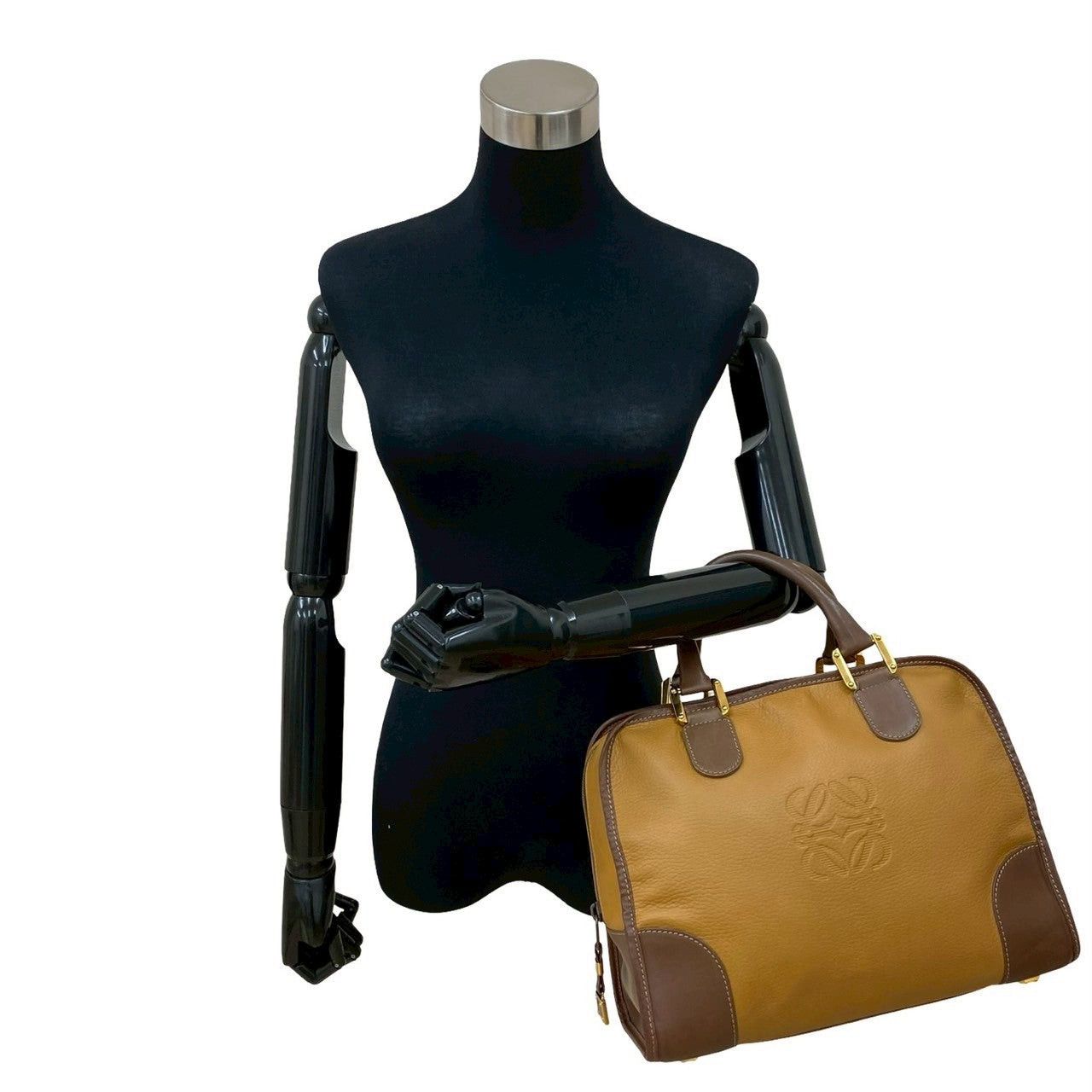 Loewe Loewe Handbag Brown Leather Size ONE SIZE - 2 Thumbnail