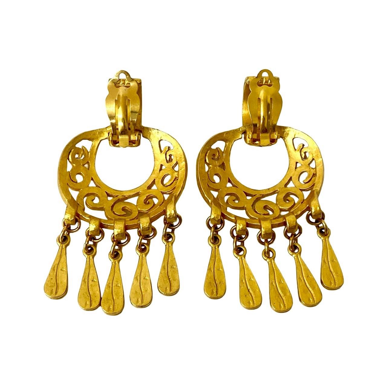 Chanel Chanel Earrings Gold Plated Size ONE SIZE - 3 Thumbnail
