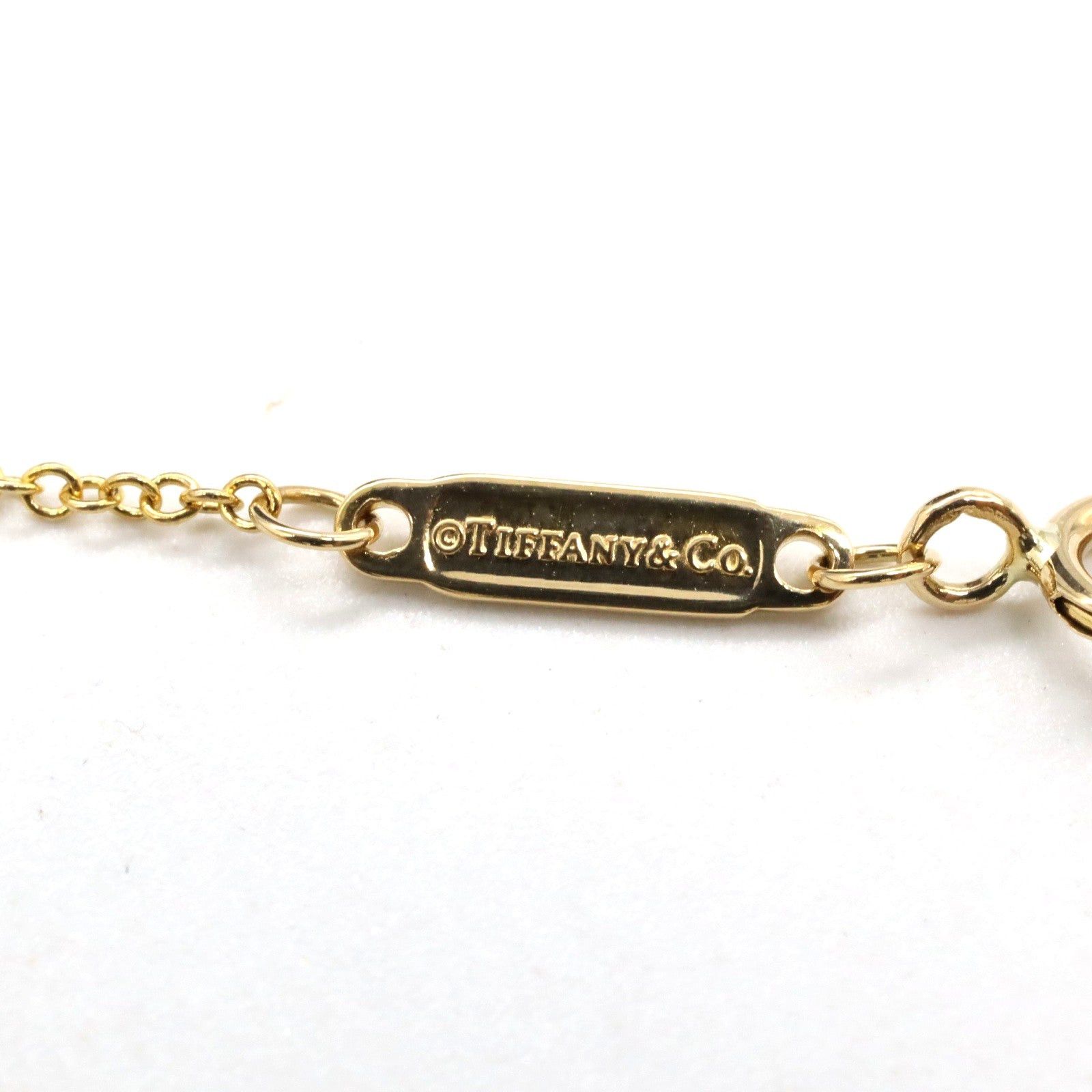 Tiffany & Co. Tiffany Co T Smile Mini Diamond Necklace K18 (Yellow Gold) Clear Size ONE SIZE - 3 Thumbnail