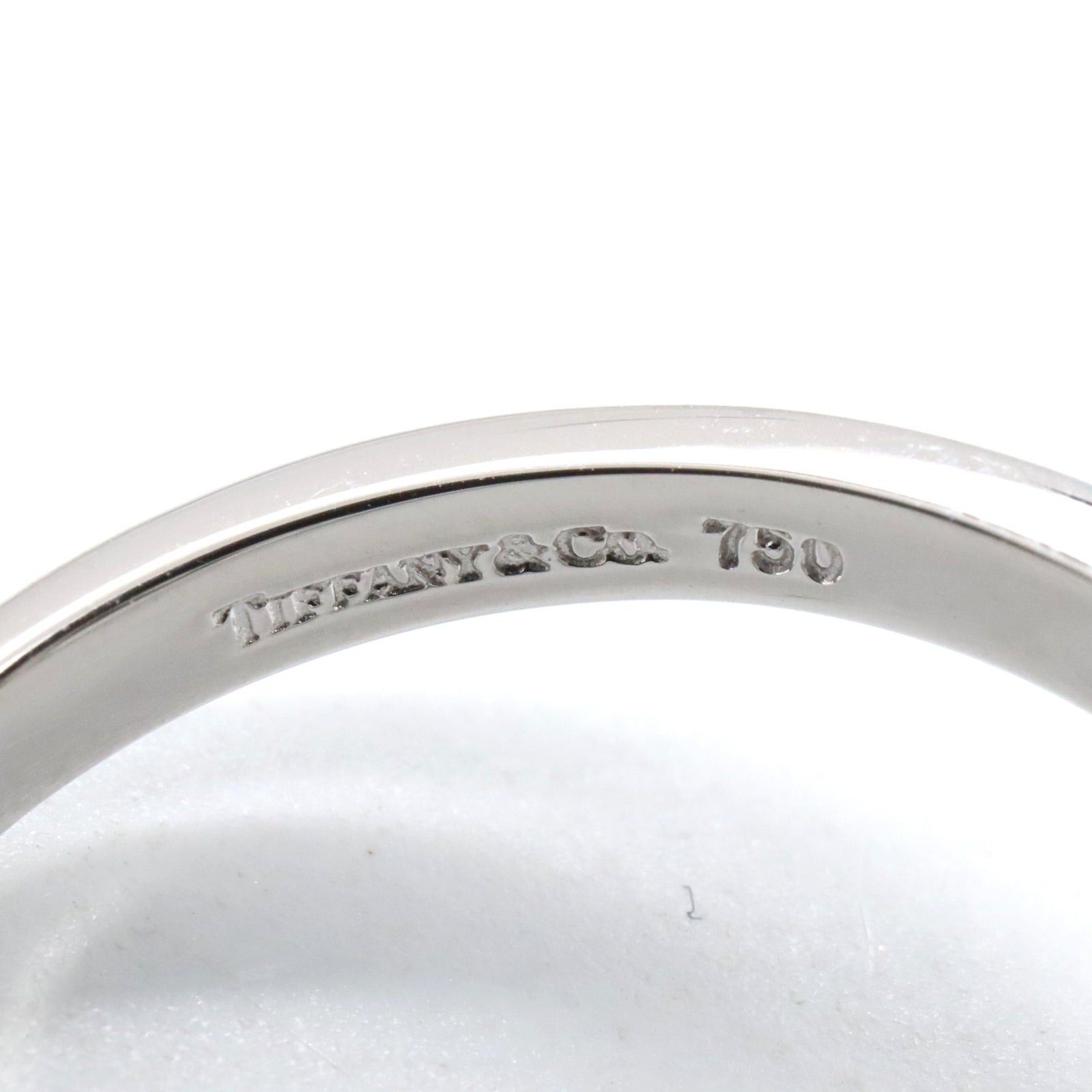 Tiffany & Co. Tiffany Co Loving Heart Diamond Ring K18Wg (White Gold) Clear Size ONE SIZE - 4 Thumbnail