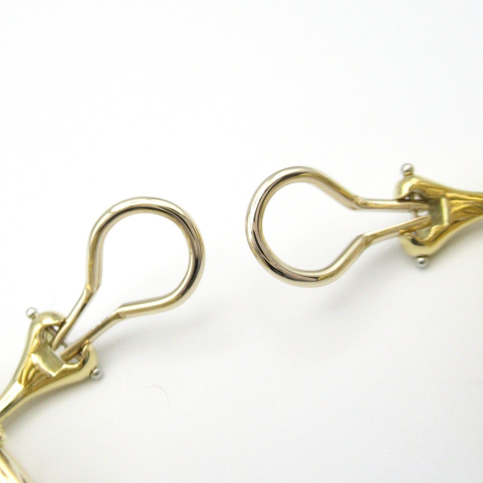 Tiffany & Co. Tiffany Co Leaf Earrings K18 (Yellow Gold) Gold Size ONE SIZE - 4 Thumbnail