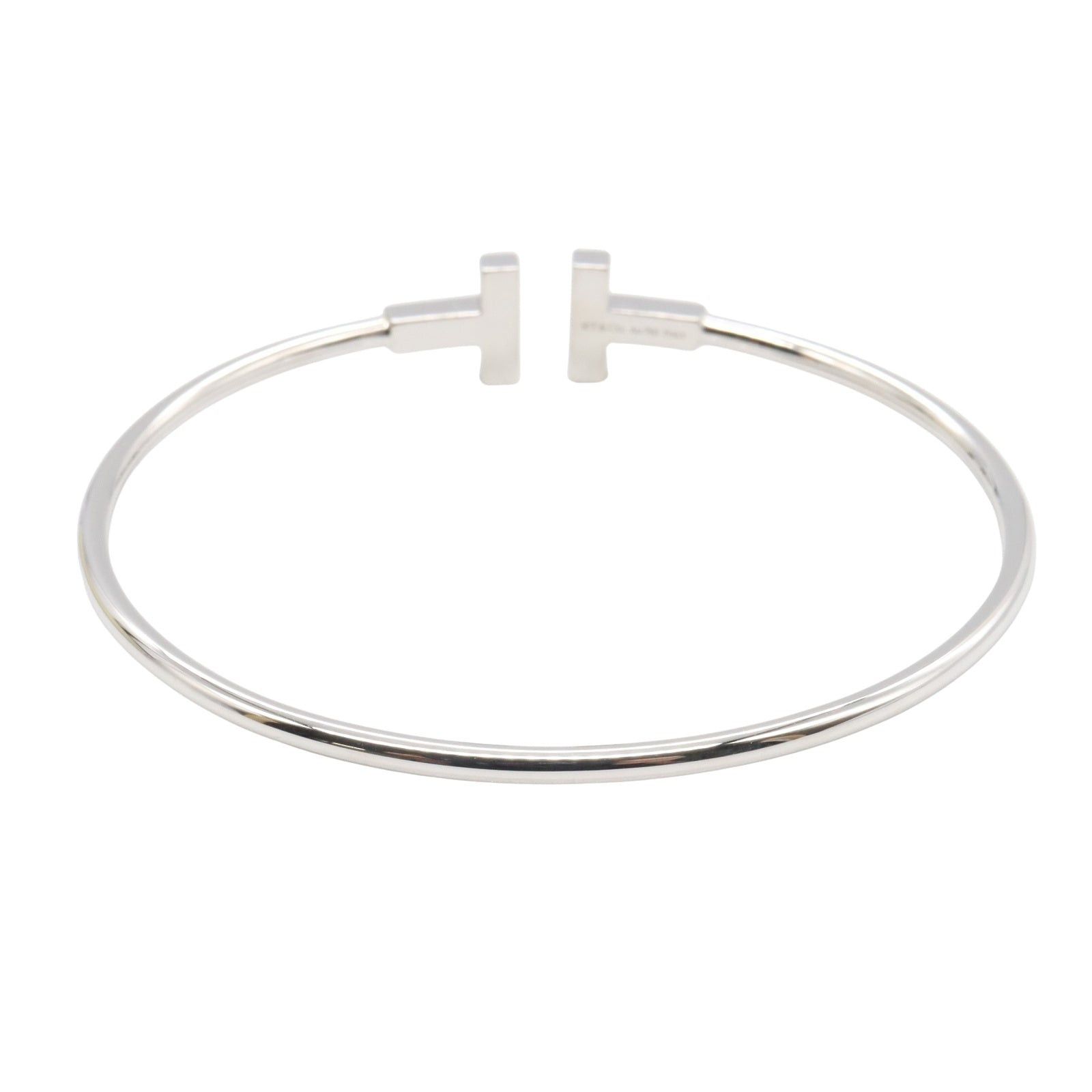 Tiffany & Co. Tiffany Co T-Wire Diamond Bracelet K18Wg (White Gold) Clear Size ONE SIZE - 2 Thumbnail