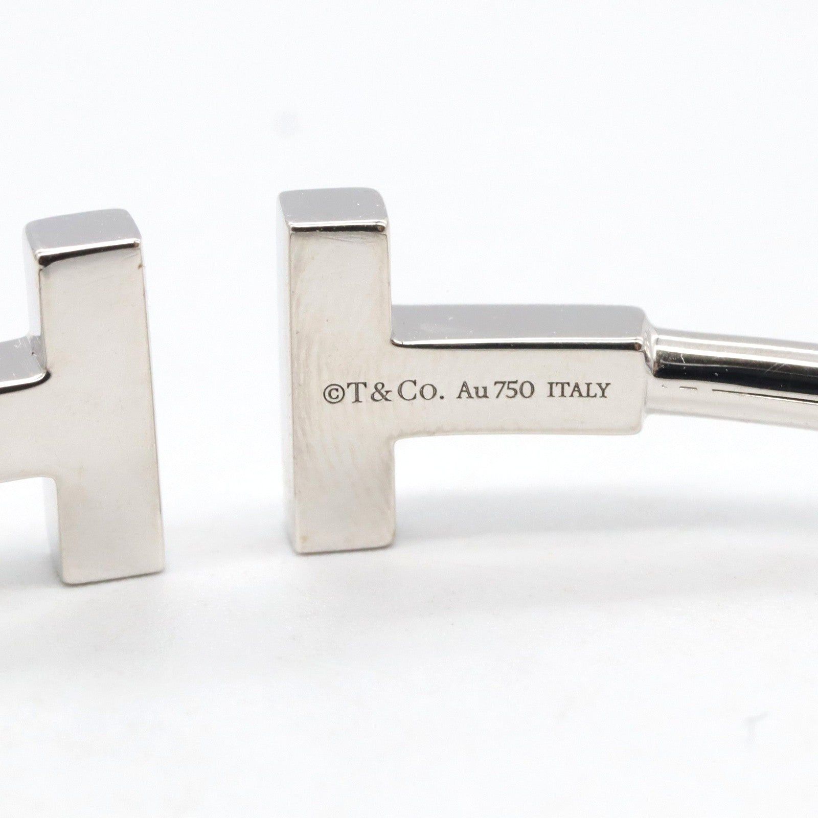 Tiffany & Co. Tiffany Co T-Wire Diamond Bracelet K18Wg (White Gold) Clear Size ONE SIZE - 4 Thumbnail