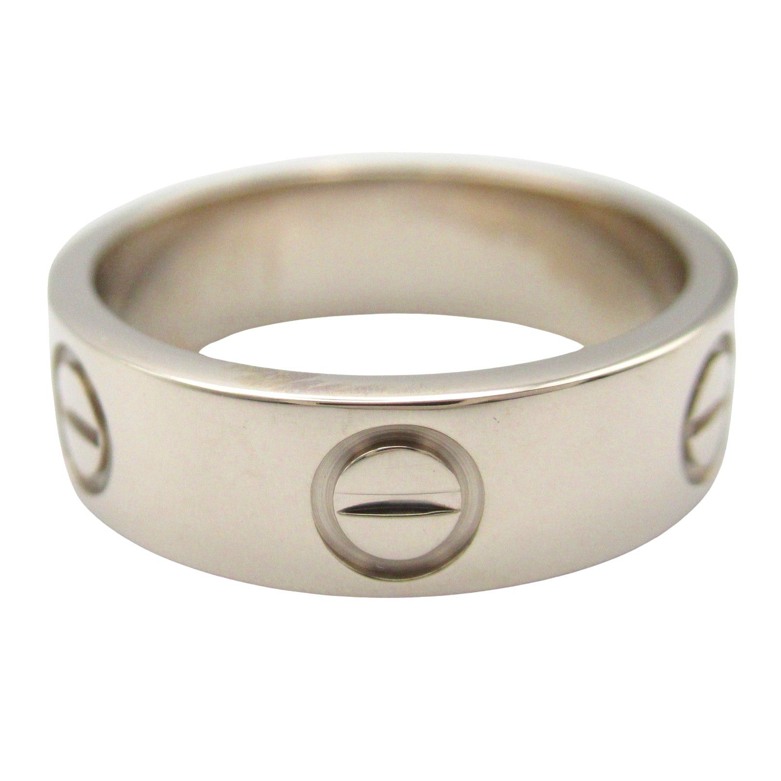 Cartier Cartier Love Ring K18Wg (White Gold) Silver Size ONE SIZE - 2 Thumbnail