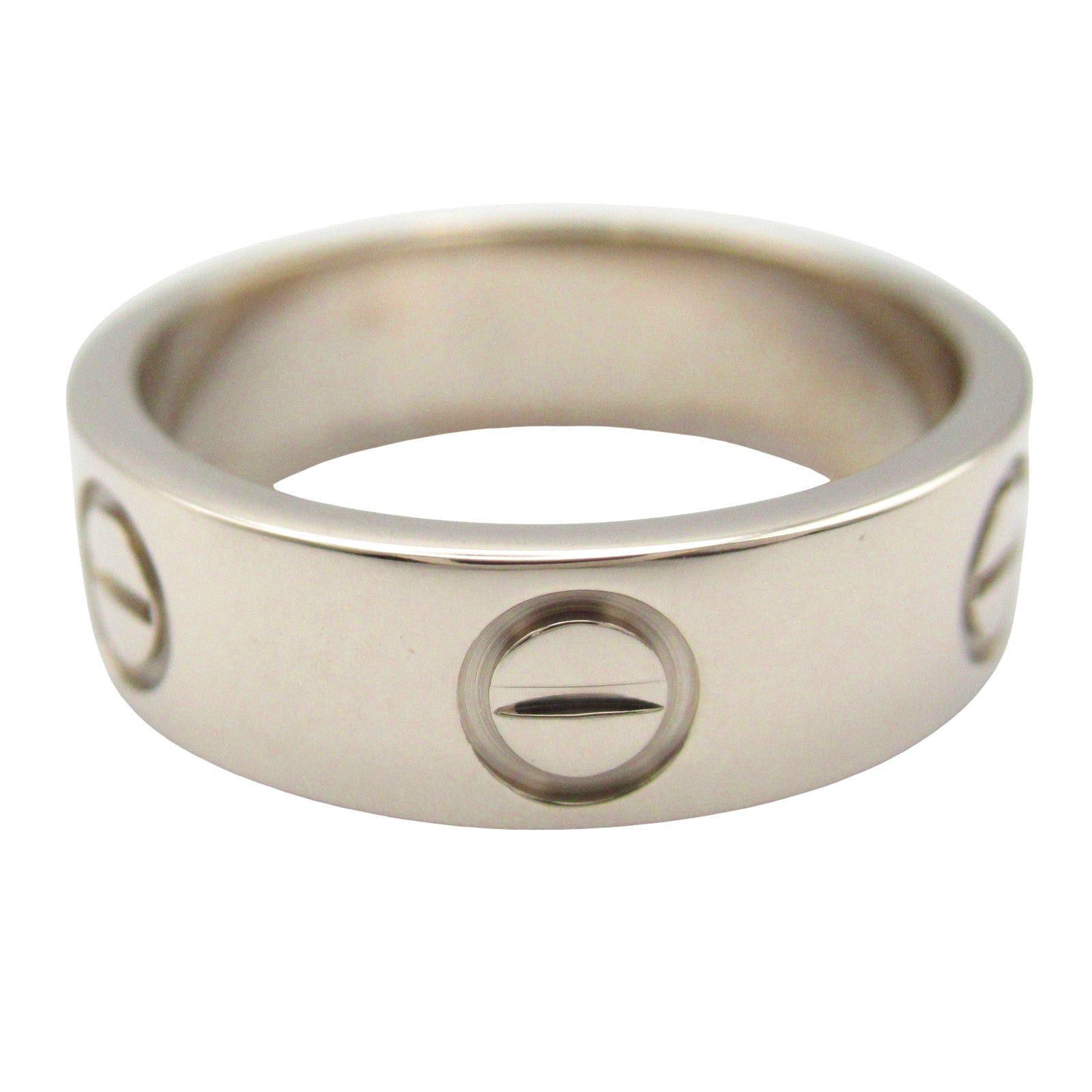 Cartier Cartier Love Ring K18Wg (White Gold) Silver Size ONE SIZE - 3 Thumbnail
