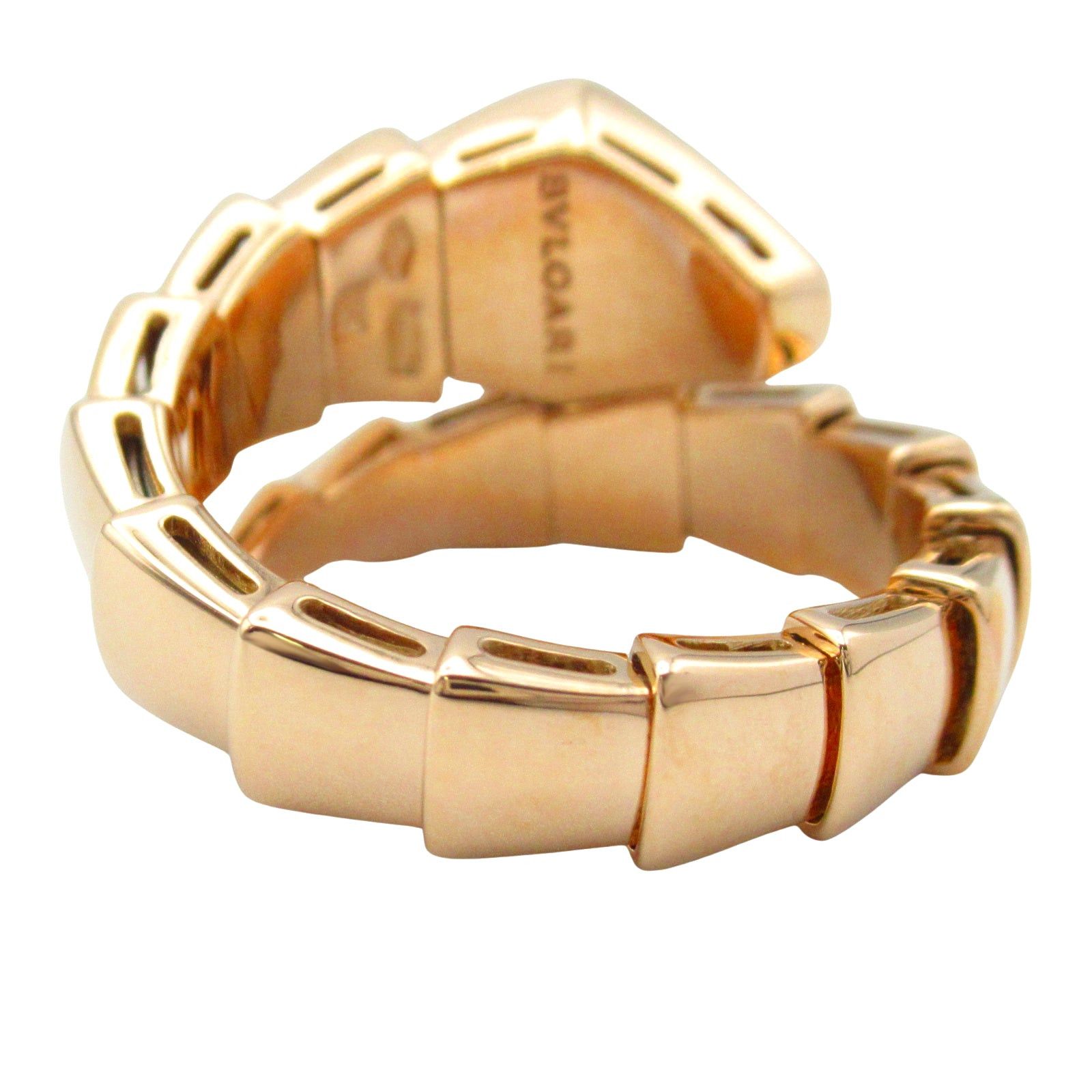 Bvlgari Bvlgari Serpenti Diamond Ring K18Pg (Pink Gold) Clear Size ONE SIZE - 3 Thumbnail