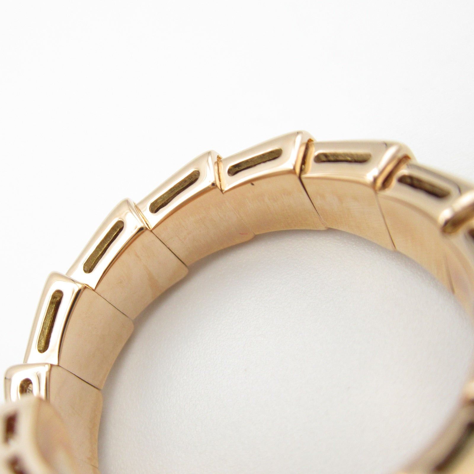 Bvlgari Bvlgari Serpenti Diamond Ring K18Pg (Pink Gold) Clear Size ONE SIZE - 5 Thumbnail
