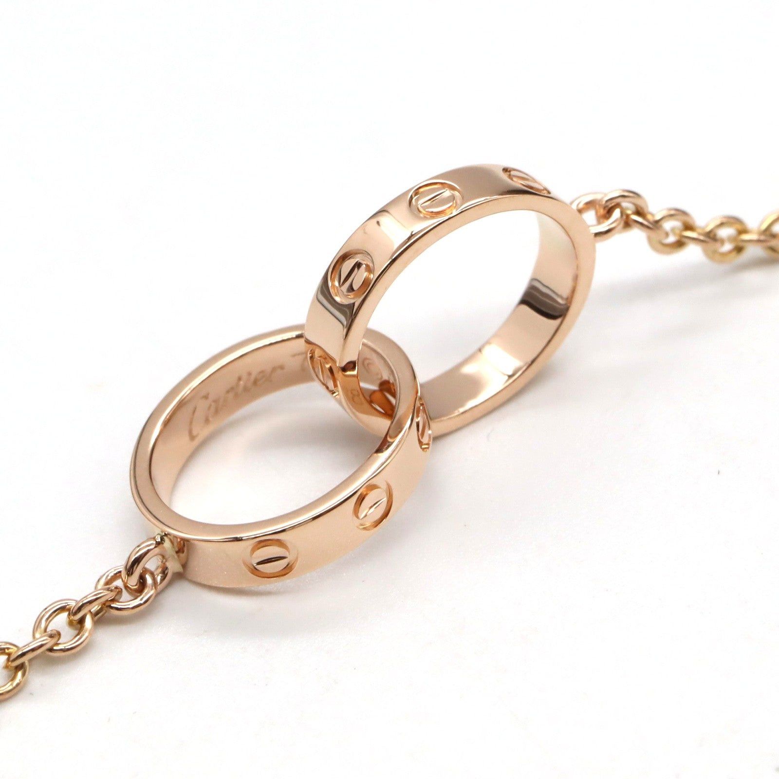 Cartier Cartier Baby Love Necklace K18Pg (Pink Gold) Gold Size ONE SIZE - 4 Thumbnail