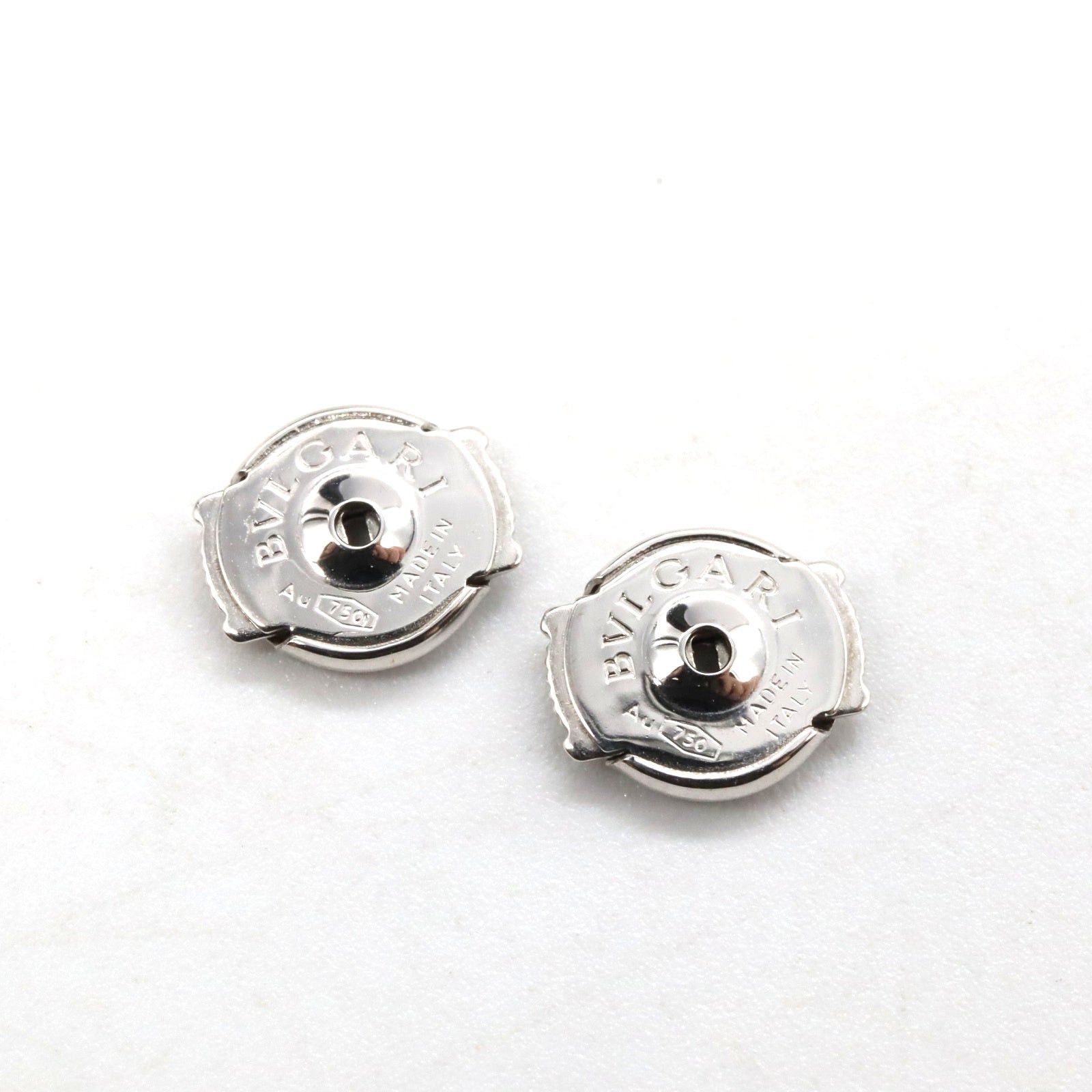 (image for) Bvlgari Lucia Earrings Diamond K18Wg (White Gold) Clear