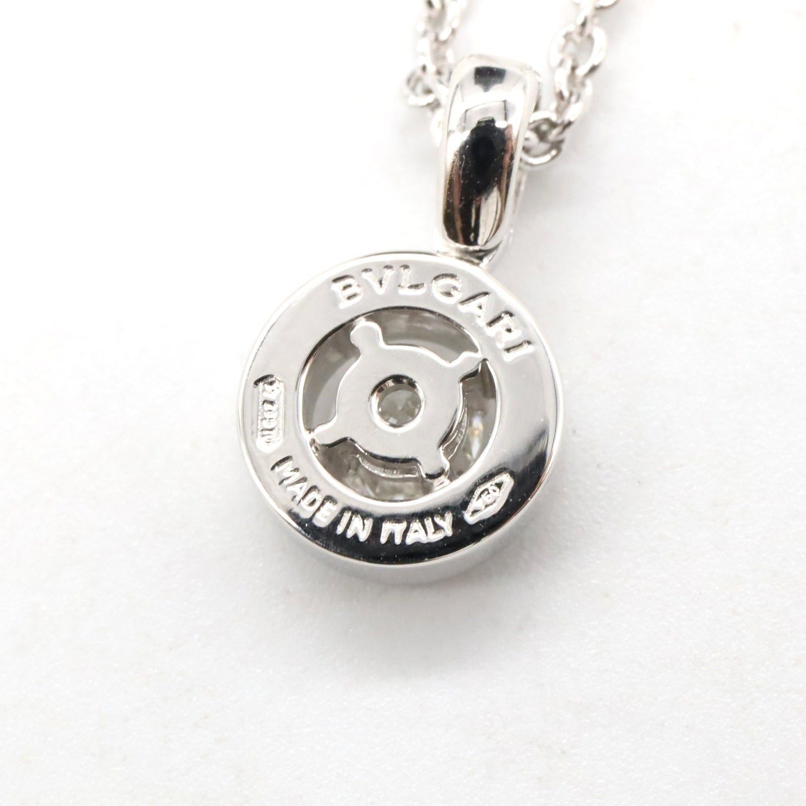 Bvlgari Bvlgari Bulgari Necklace 1Pd K18Wg (White Gold) Diamond Clear Size ONE SIZE - 5 Thumbnail
